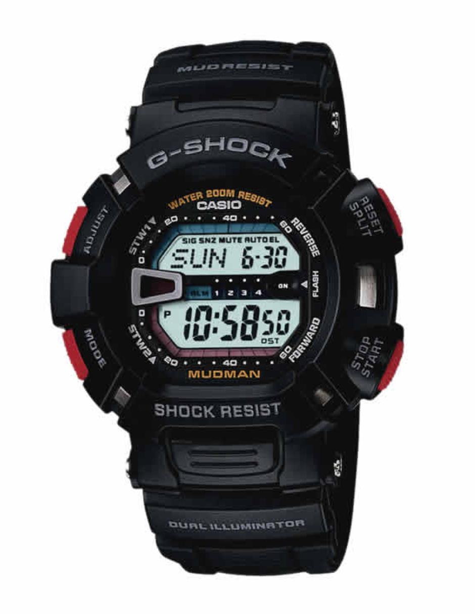 g shock wr20bar red