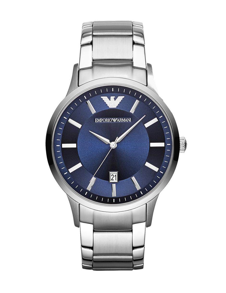 Venta Reloj Armani Plata Hombre En Stock