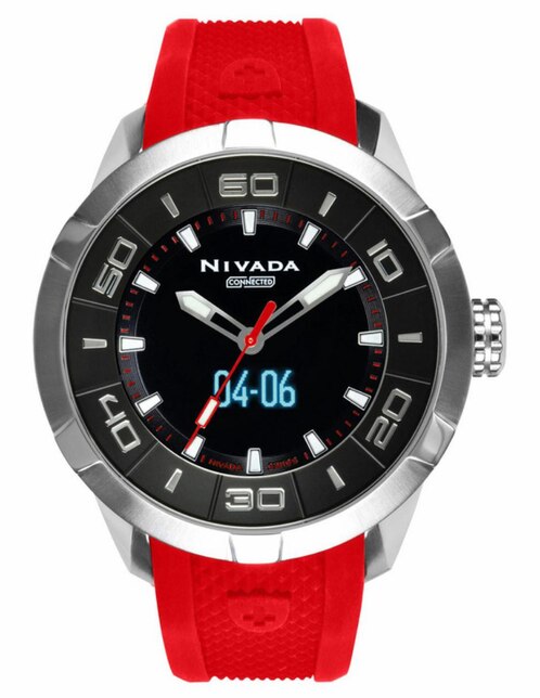 Smartwatch unisex Nivada Connected NP17003MACNA rojo en Liverpool