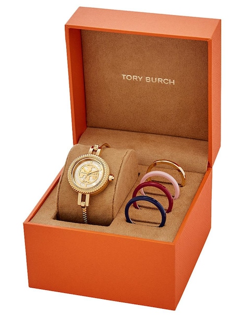 Box set reloj Tory Burch The Reva para mujer TBW4029 