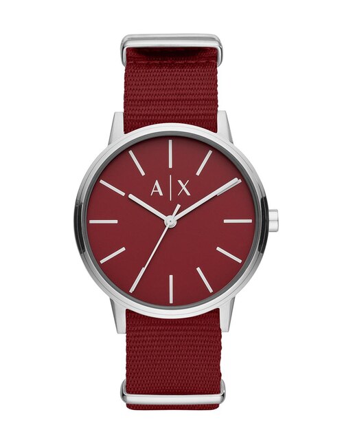 Reloj para caballero Armani Exchange Street AX2711 rojo