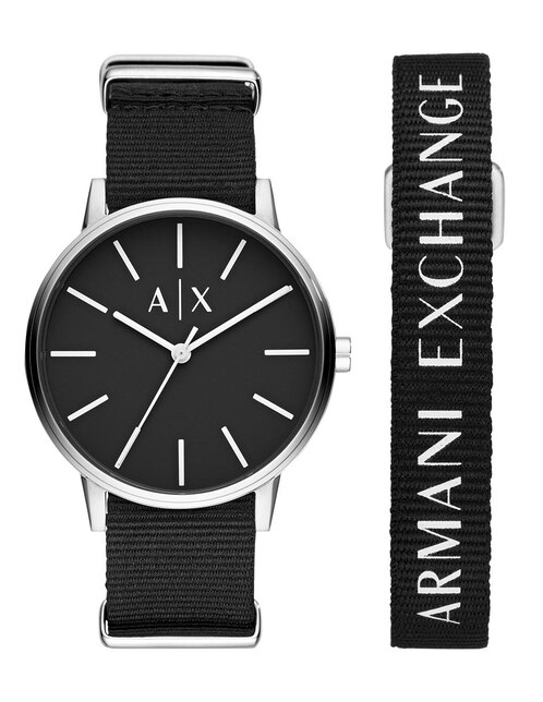 Box set de reloj para caballero Armani Exchange Street ...