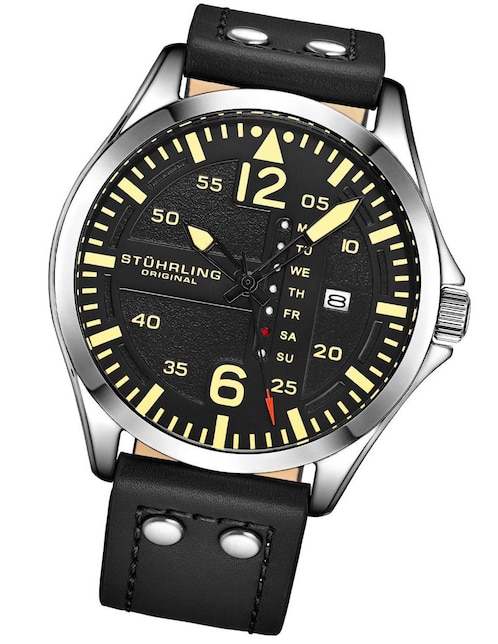 Reloj Stuhrling Aviator para hombre 3916.1