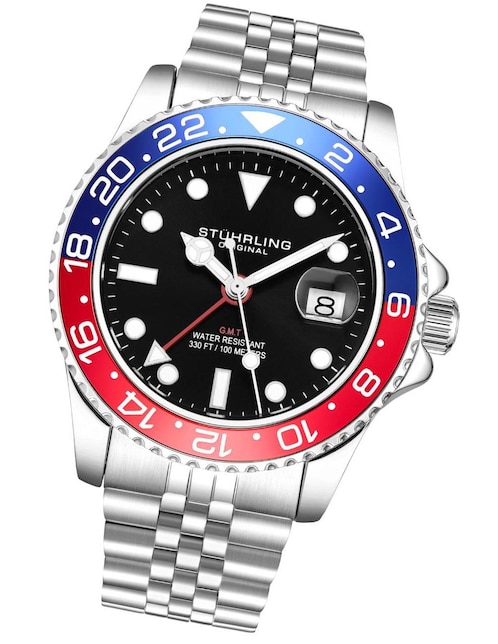 Reloj Stuhrling Meridian Aquadiver para hombre 3968.2