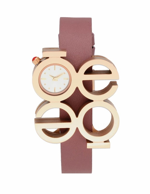 Reloj Cloe Oe2 para mujer OE1911-BRW