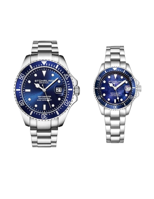 Reloj Stuhrling Aquadiver unisex 3950L.2/3950.2 SET