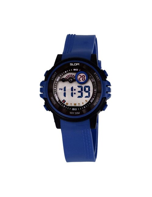 Reloj Slop Para Niño Color Azul Sw85733