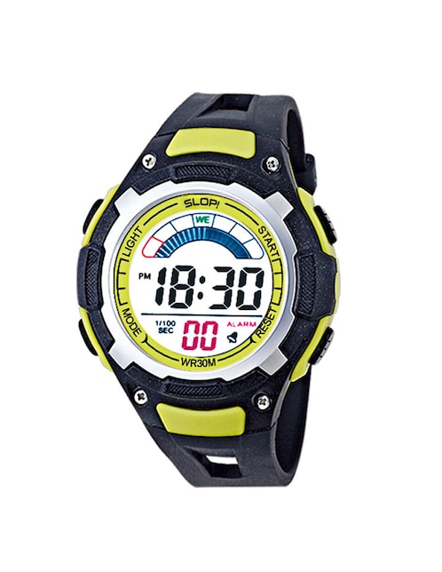 Reloj Slop Para Niño Color Negro Sw80096