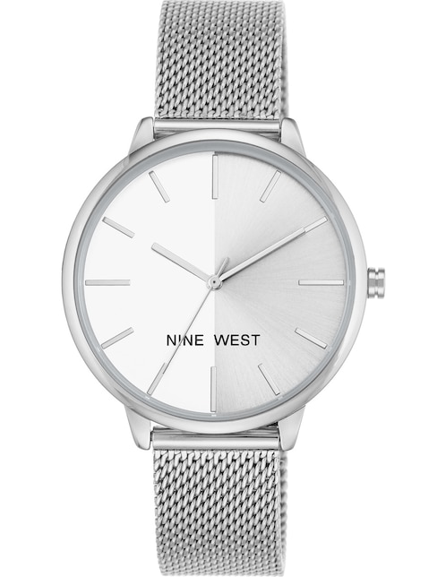 Reloj Nine West Silver Collection para mujer NW1981SVSB