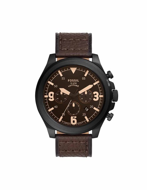 reloj fossil latitude para hombre fs5753