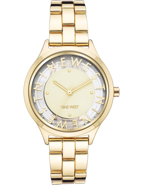 Reloj Nine West Gold Collection para mujer NW2588CHGB