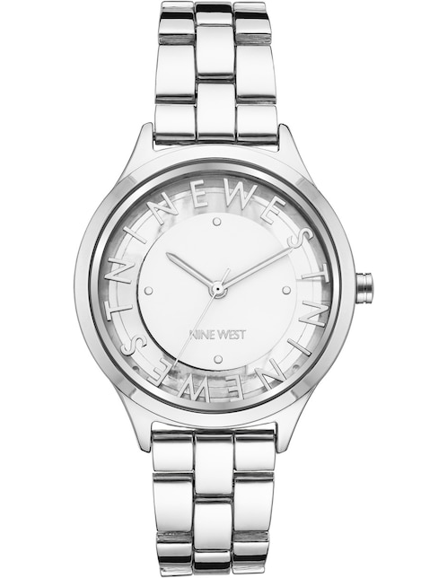 Reloj Nine West Silver Collection para mujer NW2589WTSV