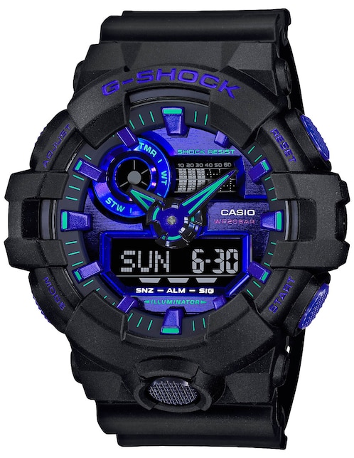 Reloj Casio g-shock ga-700 para hombre ga-700vb-1acr