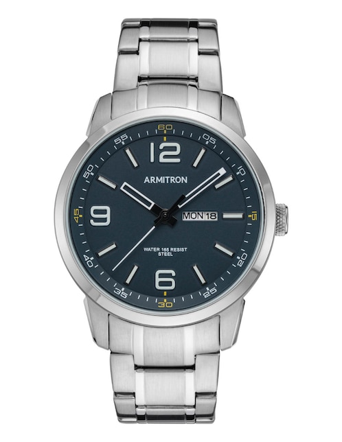 Reloj Armitron Silver Collection para hombre 205490NVSV