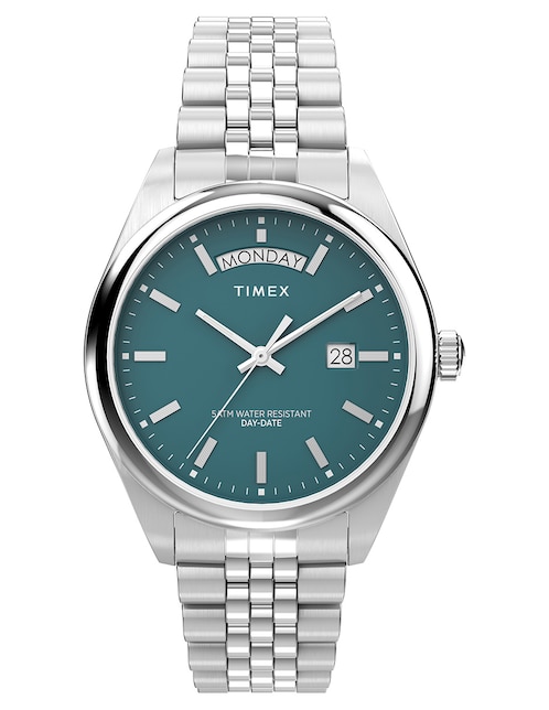 Reloj Timex legacy day/date para hombre Tw2v68000vt