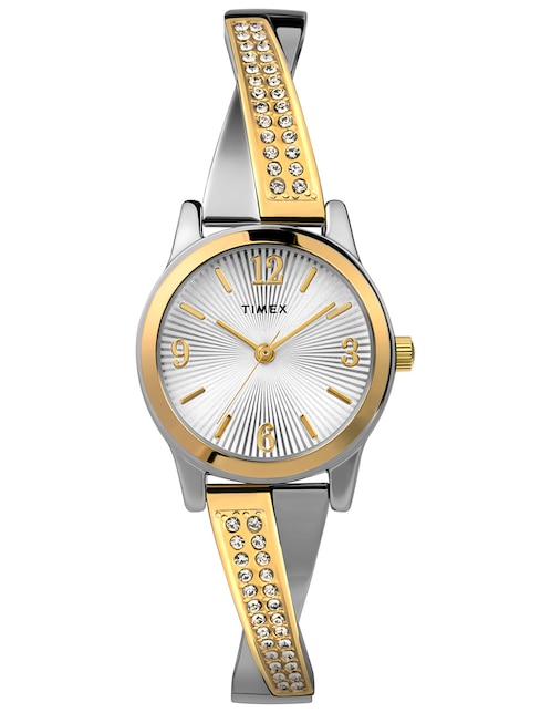 Reloj Timex Semi-Bangle With Crystal para mujer Tw2v697006p