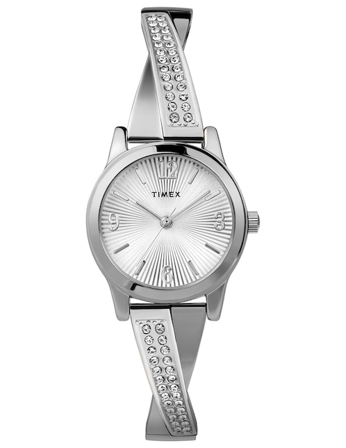 Reloj Timex Semi-Bangle With Crystal para mujer Tw2v696006p