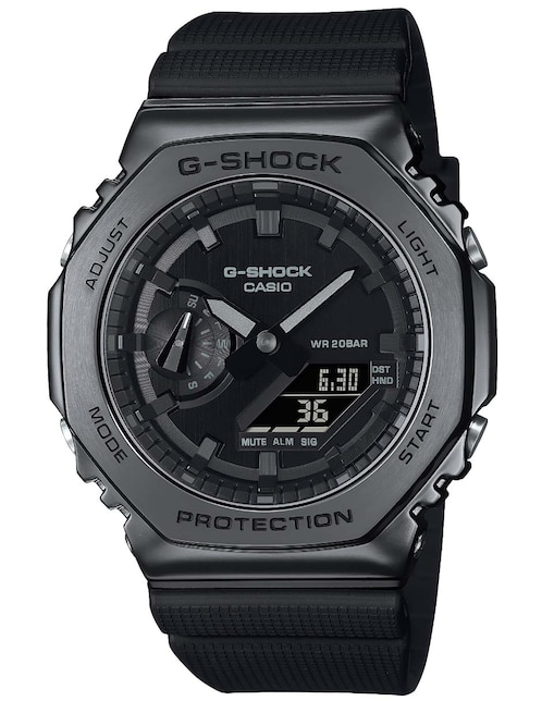 Reloj Casio G-shock Metal Gm-2100 para hombre Gm-2100bb-1acr