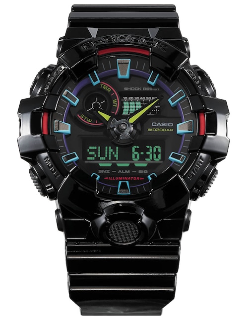 Reloj Casio G-shock Ga-700 para hombre Ga-700rgb-1acr