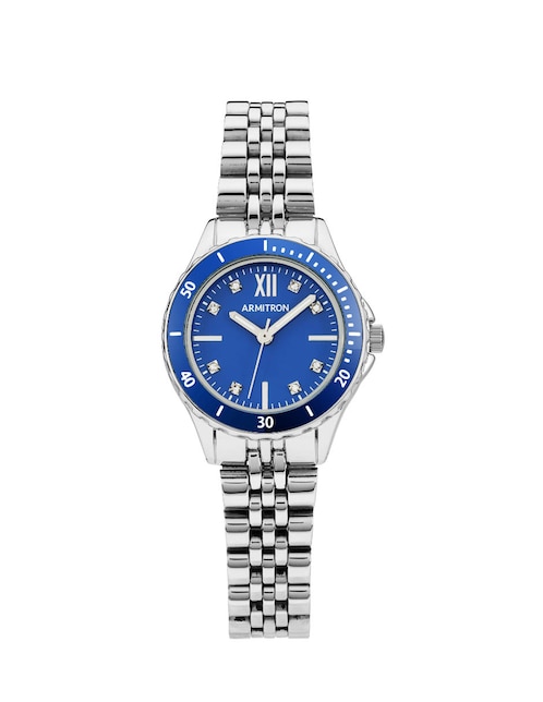 Reloj Armitron Silver Collection para mujer 755730blsvwm