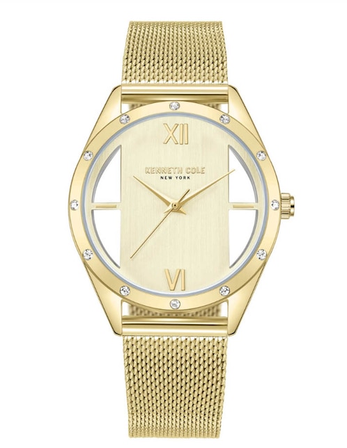 Reloj Kenneth Cole Gold Collection para mujer Kcwlg0017403