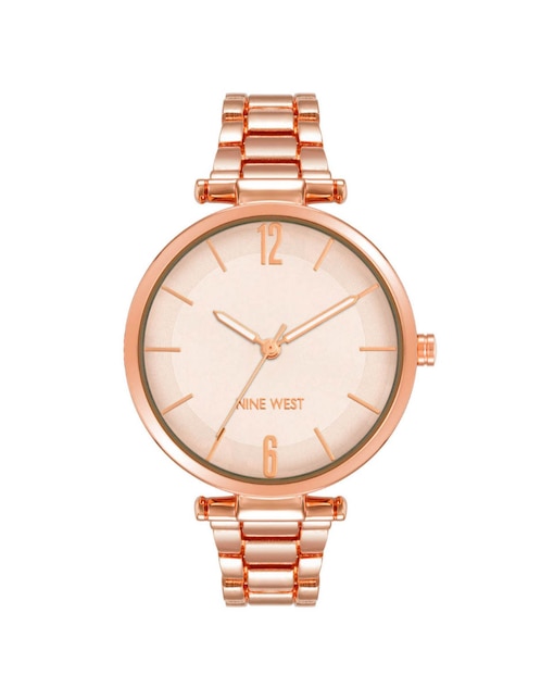 Reloj Nine West Rose Gold Collection para mujer Nw2888rgrg