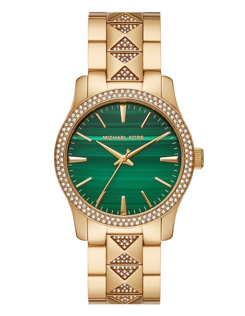 Green michael kors watch best sale