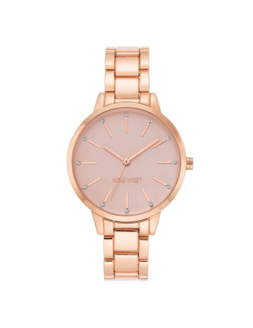 Reloj Nine West Rose Gold Collection para mujer nw2098lprg