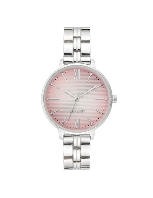 Reloj Nine West Silver Collection para mujer NW2447PDSV