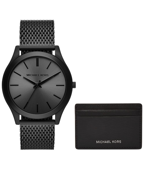 Box set reloj Michael Kors Runway para hombre MK1085SET