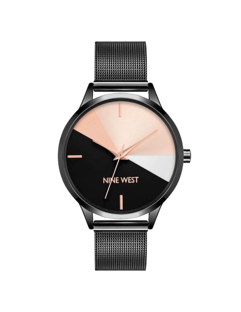 Reloj Nine West Black Collection para mujer NW2965GYGY
