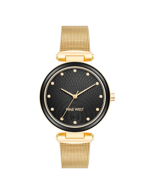 Reloj Nine West Gold Collection para mujer NW2948BKGB