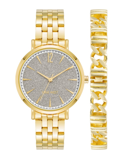 Reloj Nine West Gold Collection para mujer NW2358GPST