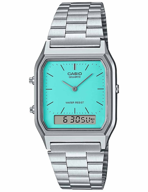 Reloj Casio Aq-230 Edgy Collection para mujer Aq-230a-2a2vt