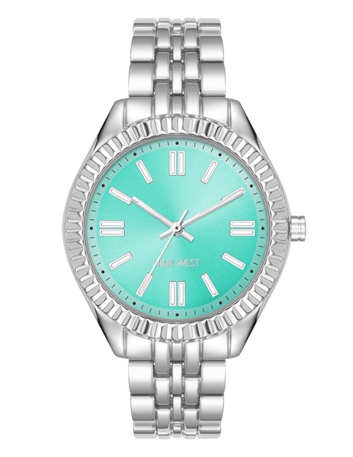 Reloj Nine West Silver Collection para mujer nw3005tqsv