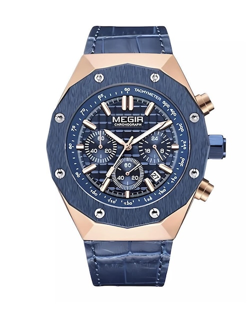Reloj Megir para hombre Metal Azul