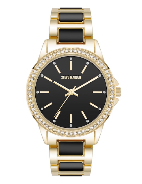 Reloj Steve Madden Two Tone Collection para mujer SM8108BKGP