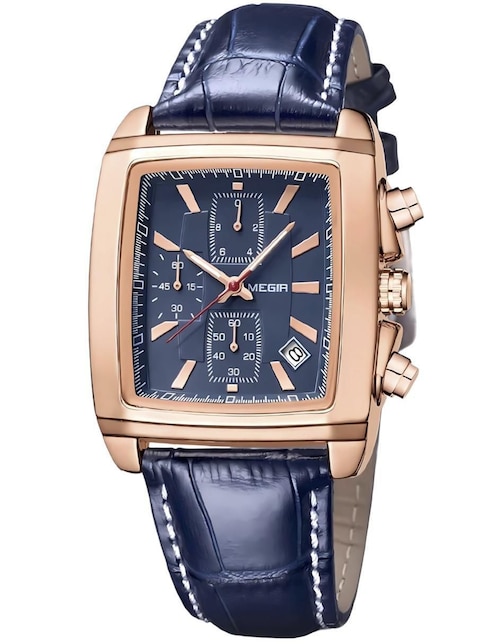 Reloj Megir para hombre AZULROSA