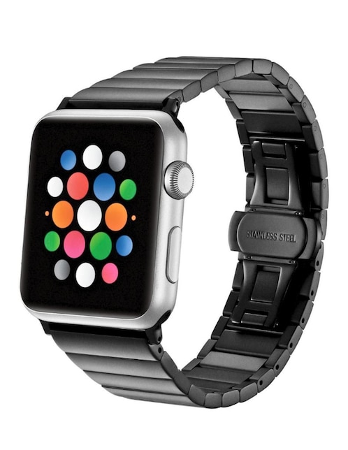 Correa para smartwatch Platinum de acero inoxidable