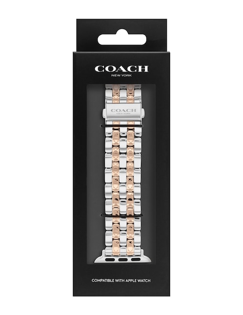 COACH Correa para reloj Coach para Apple con acabado brillante