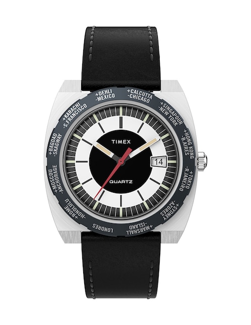 Reloj Timex World Time 1972 Reissue para hombre Tw2v69500qz