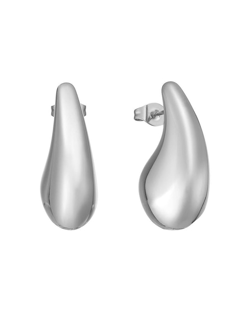 Aretes de gota con acabado brillante Aretes de gota con acabado brillante