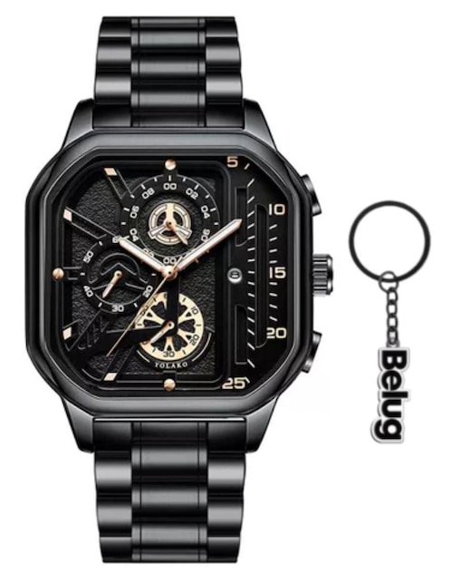 Reloj para hombre Reloj y Llavero