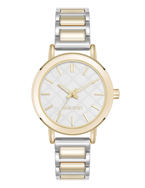 Reloj Nine West Two Tone Collection para mujer NW3099WTTT