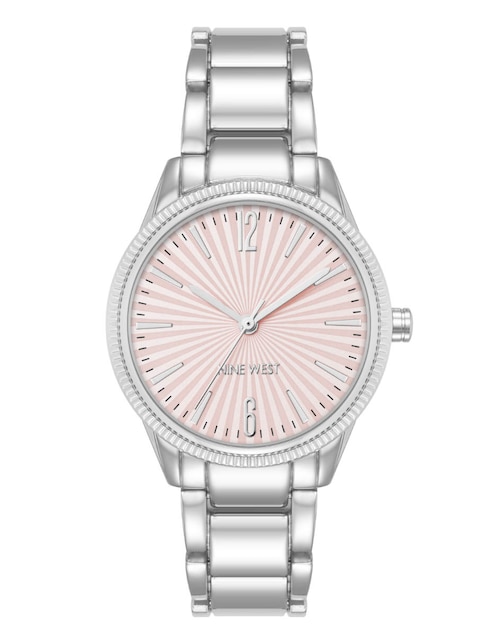 Reloj Nine West Silver Collection para mujer NW3105PKSV