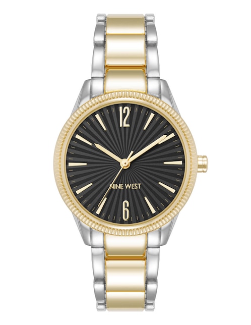 Reloj Nine West Two Tone Collection para mujer NW3105BKTT
