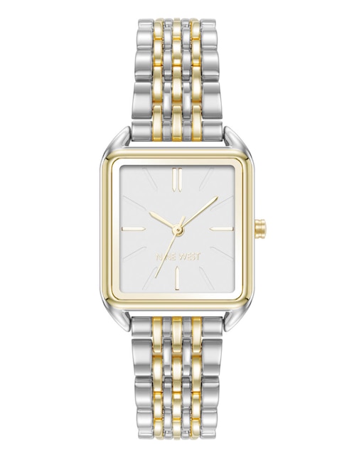 Reloj Nine West Two Tone Collection para mujer NW3109SVTT