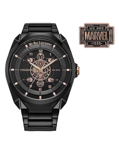 Box set reloj Citizen Marvel 85 Aniversario Edición Limitada para hombre 61910