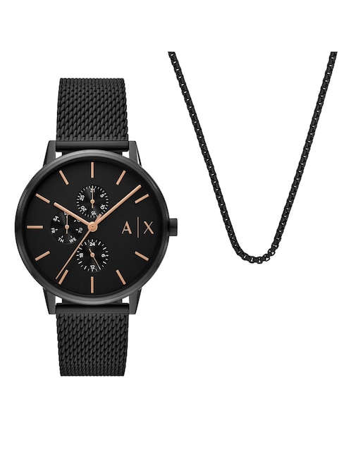 Box set reloj A/X Armani Exchange Smart para hombre AX7162SET