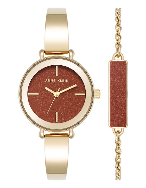 ANNE KLEIN Reloj Anne Klein Gold Collection para mujer AK5116GDST